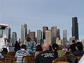 Seattle skyline with other tourist boaters